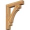 Ekena Millwork Merced Block Rough Sawn Bracket, Western Red Cedar, 6"W x 36"D x 44"H BKT06X36X44MRC05RWR - alternate 1